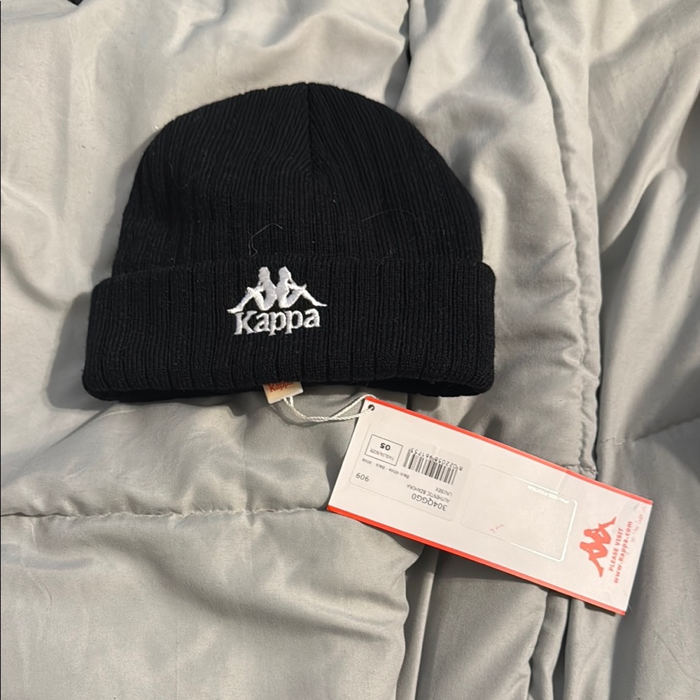 Kappa Black Beanie